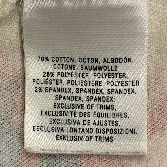 ANTHROPOLOGIE POSTMARK Floral Mignon Peplum Top White Women’s Size Large - Picture 5 of 7